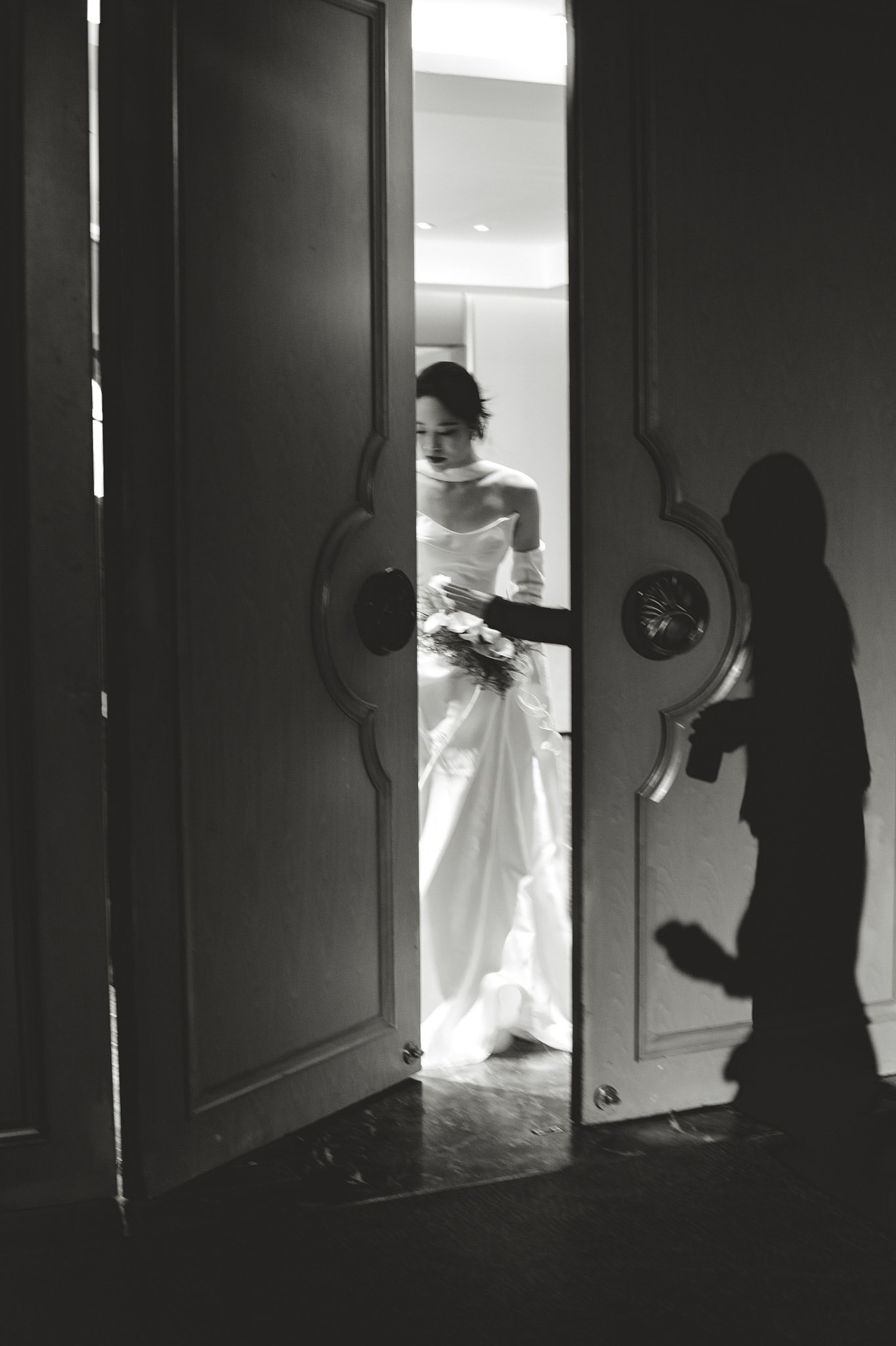 FU & ZENG 在陕西榆林庭院婚礼场地婚礼现场的真实瞬间